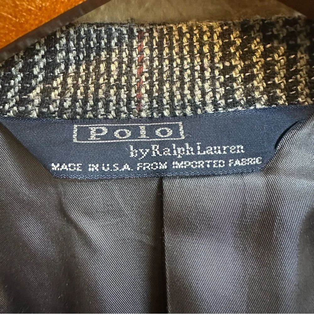Polo Ralph Lauren Men’s Glen Plaid Check Suit Coat